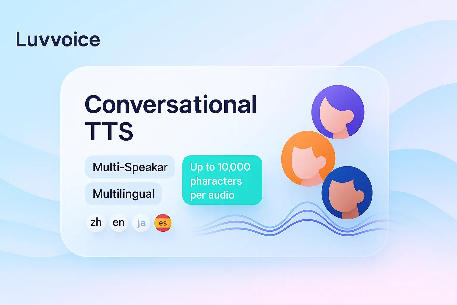 Luvvoice Launches Multi-Speaker, Multilingual TTS